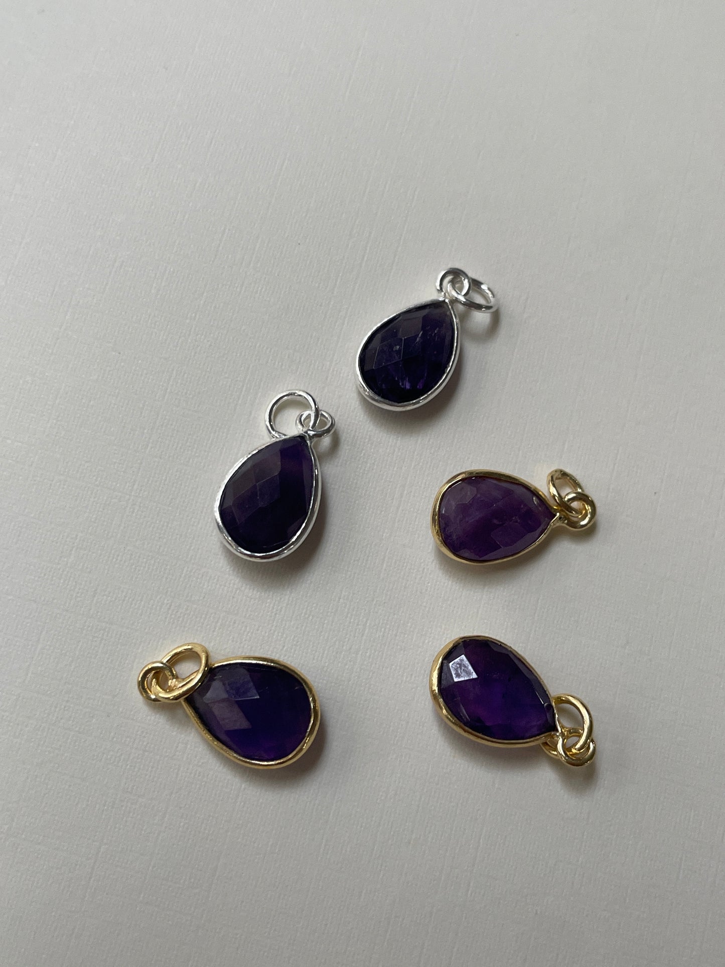 Mystic Amethyst Teardrop Pendant