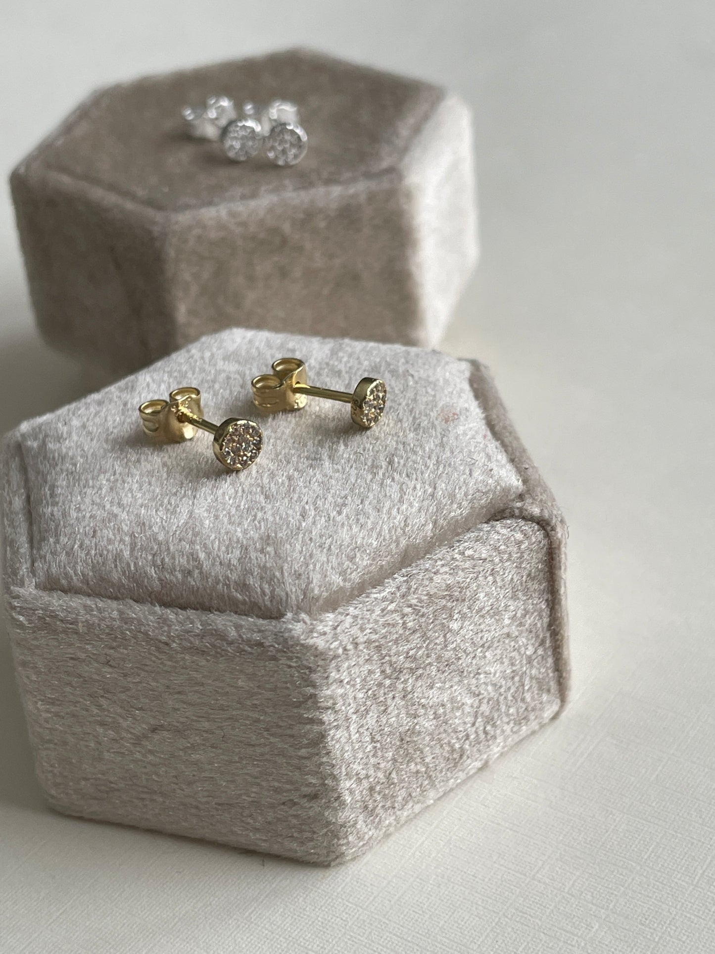 Full Moon Sparkle Studs