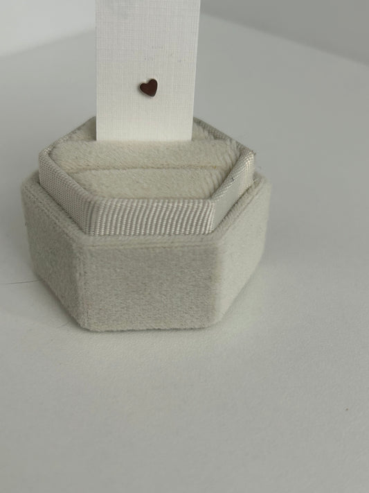 Tiny Accent Heart Stud