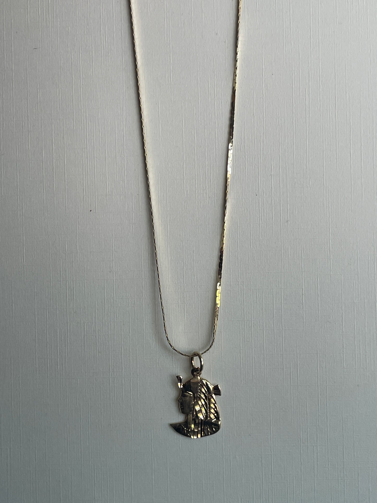 Vintage 10K Cleopatra Necklace
