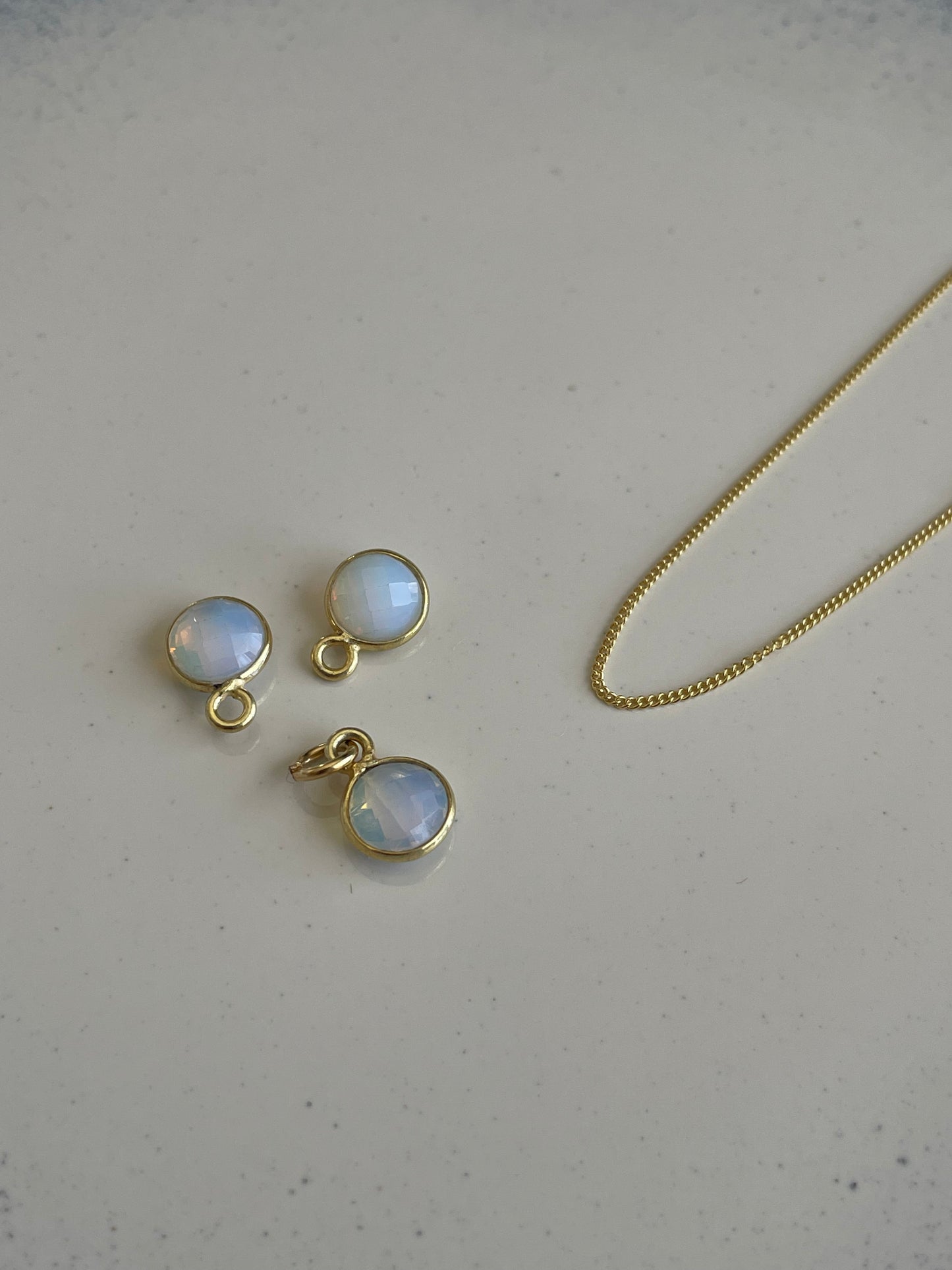 October’s Opal In Gold