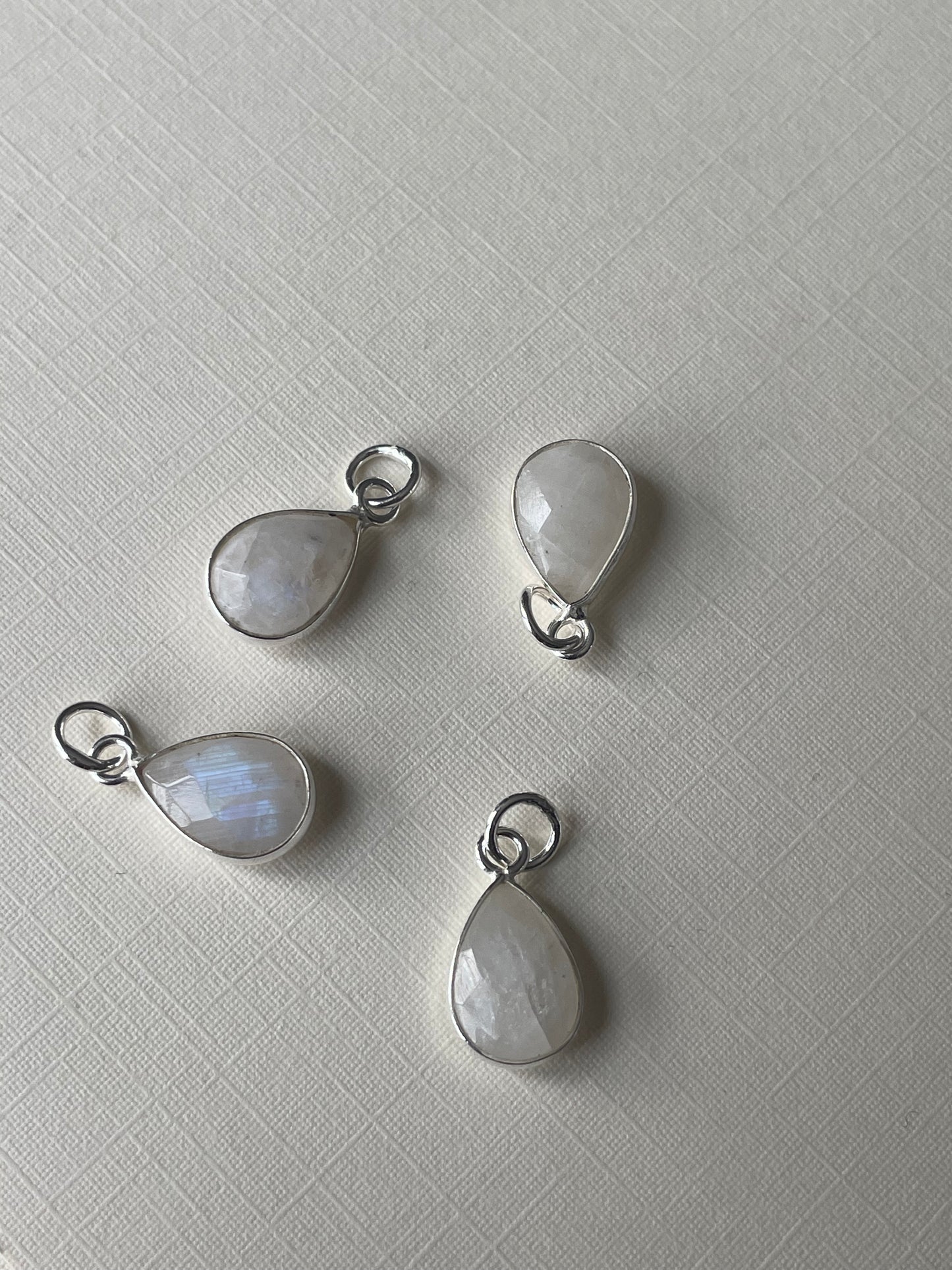 Dreamy Moonstone Teardrop Pendant