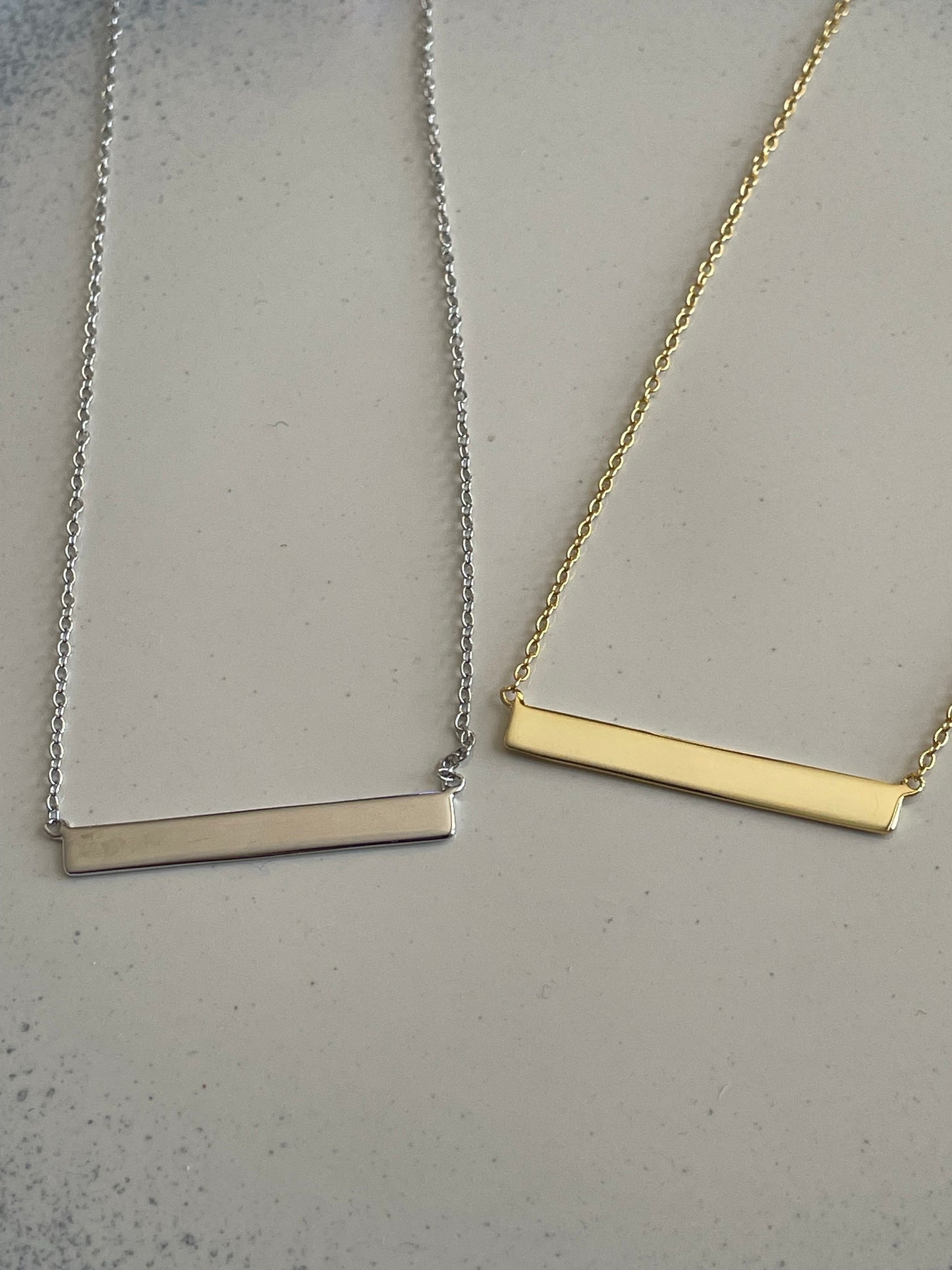 Bar Necklace *engravable*