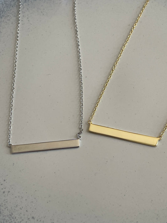 Bar Necklace *engravable*