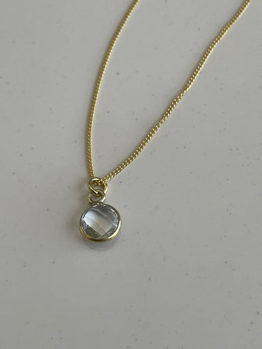 April’s Quartz In Gold