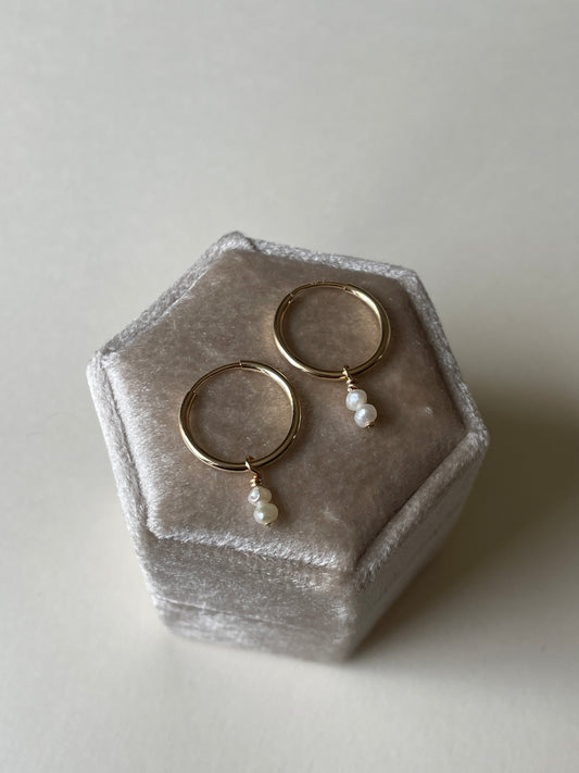 Twin Set Freshwater Pearl Sleepers