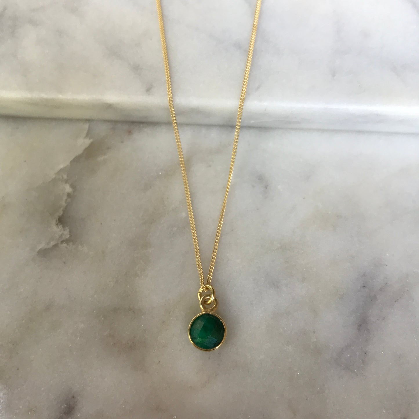 May’s Emerald In Gold