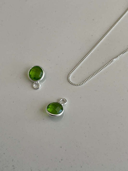 August’s Peridot In Silver