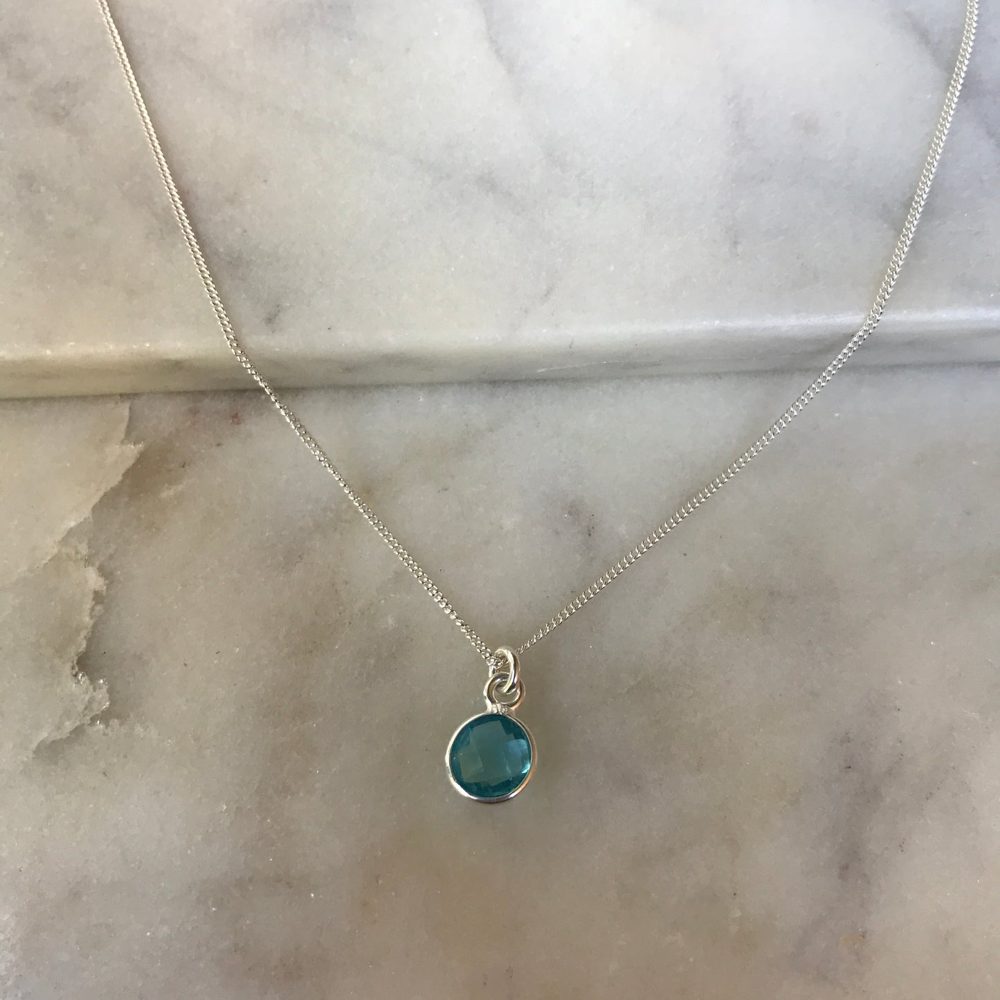 December’s Blue Topaz In Silver