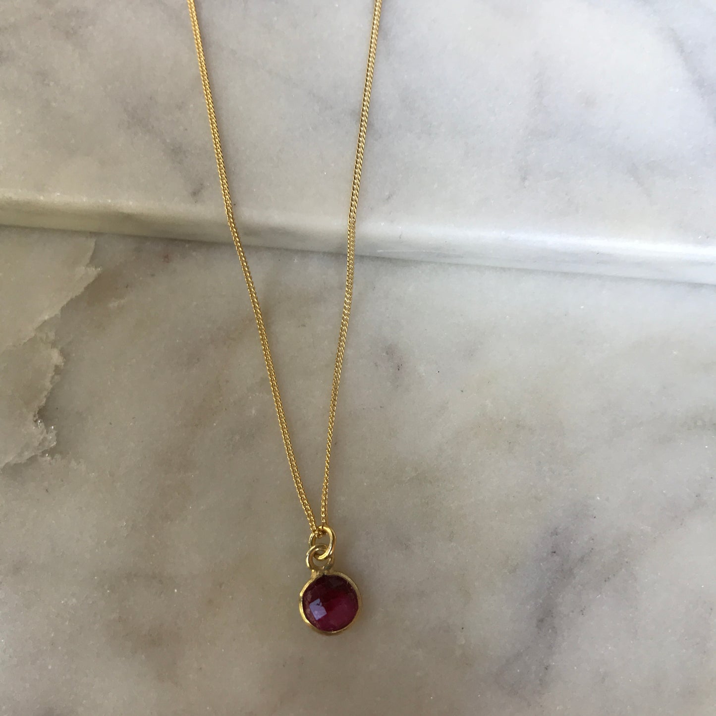 July’s Ruby In Gold
