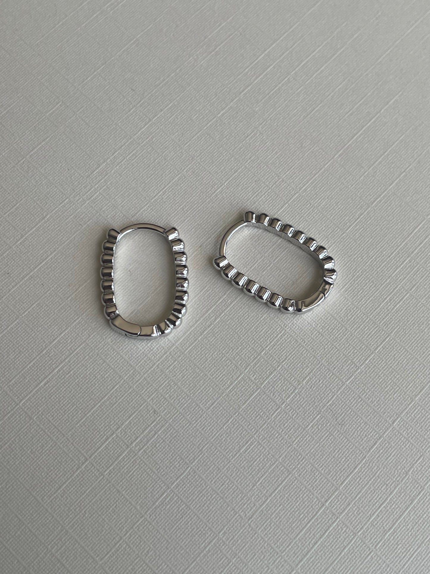 Classic Beaded Hoops