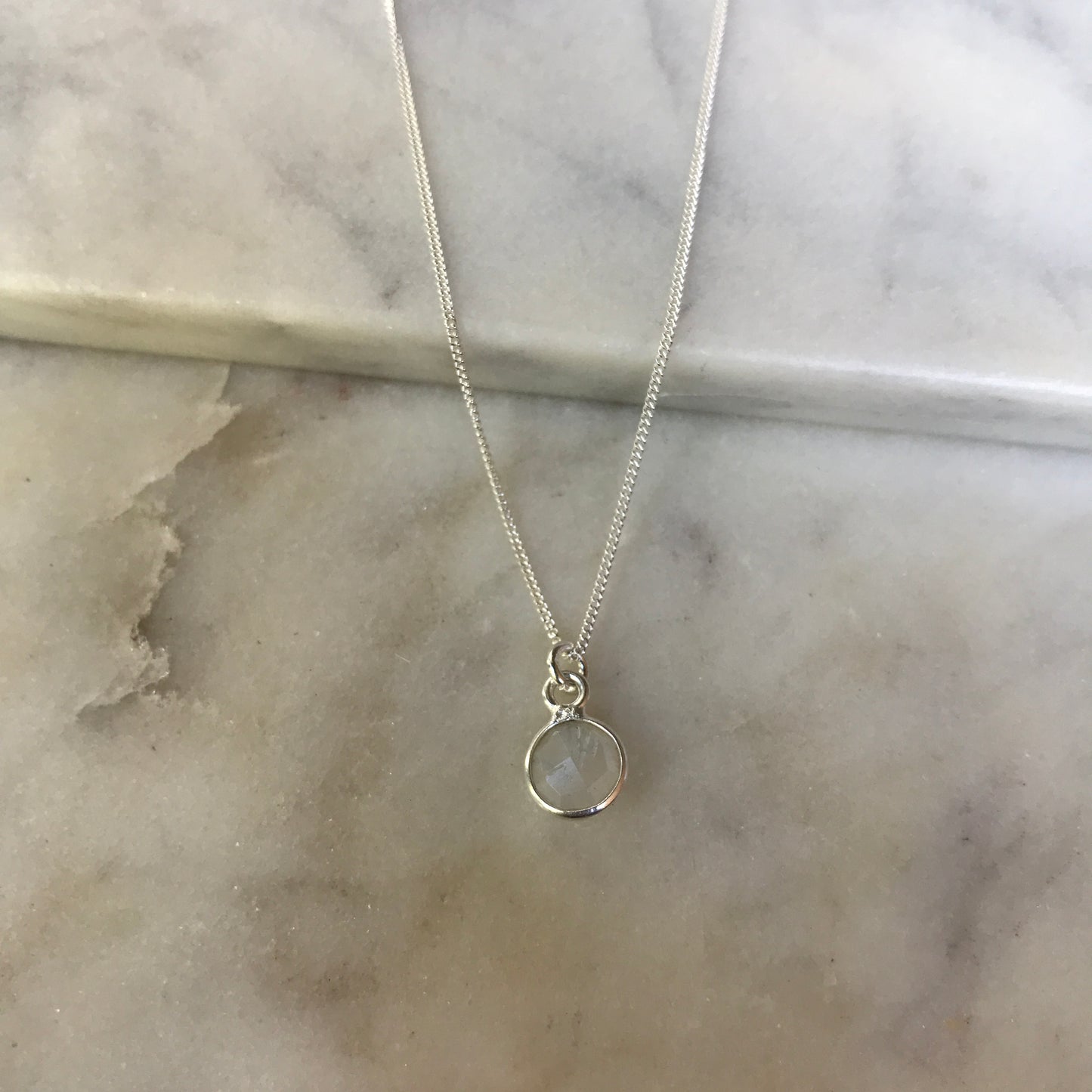June’s Moonstone In Silver