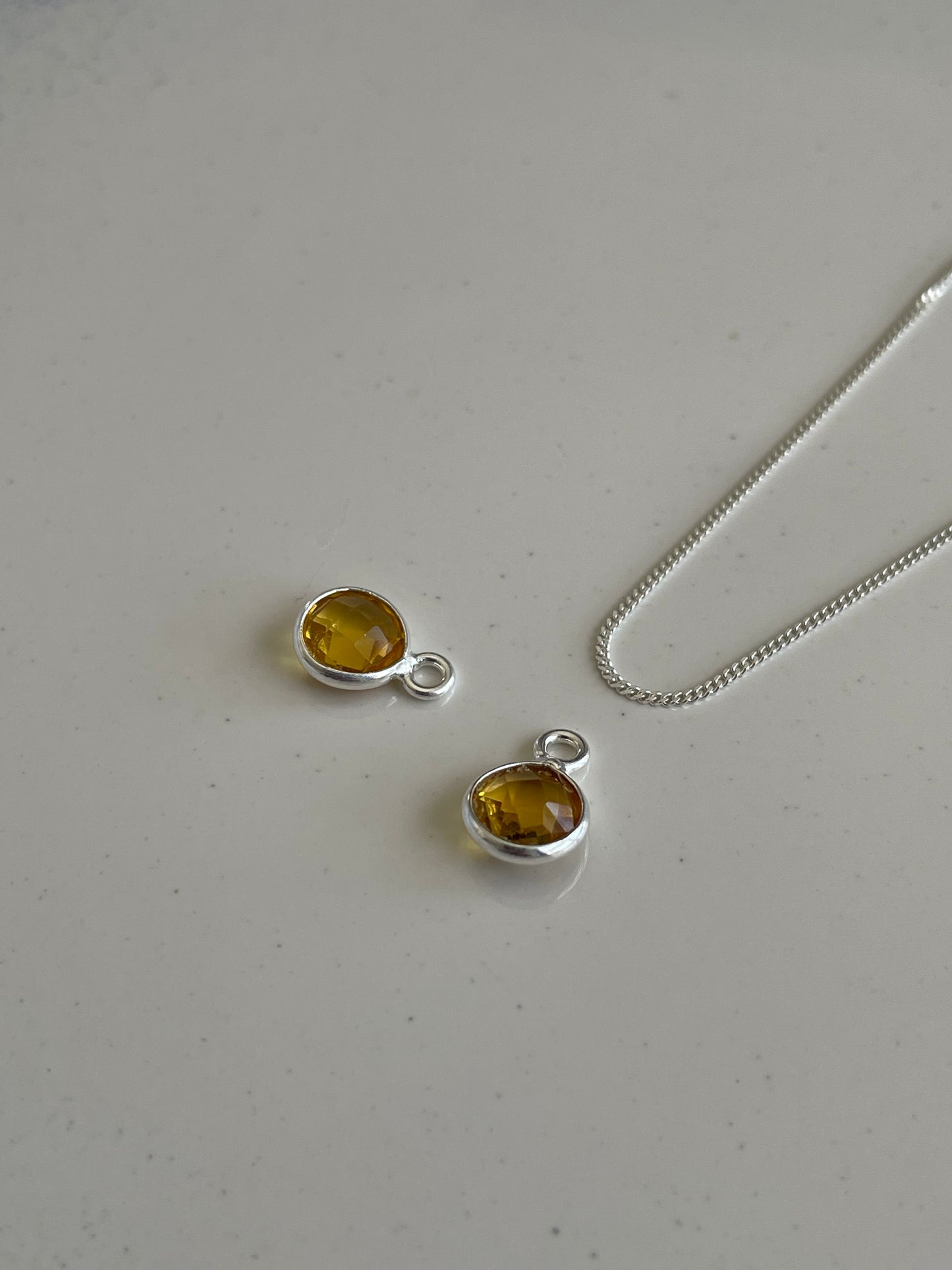 November’s Citrine In SIlver
