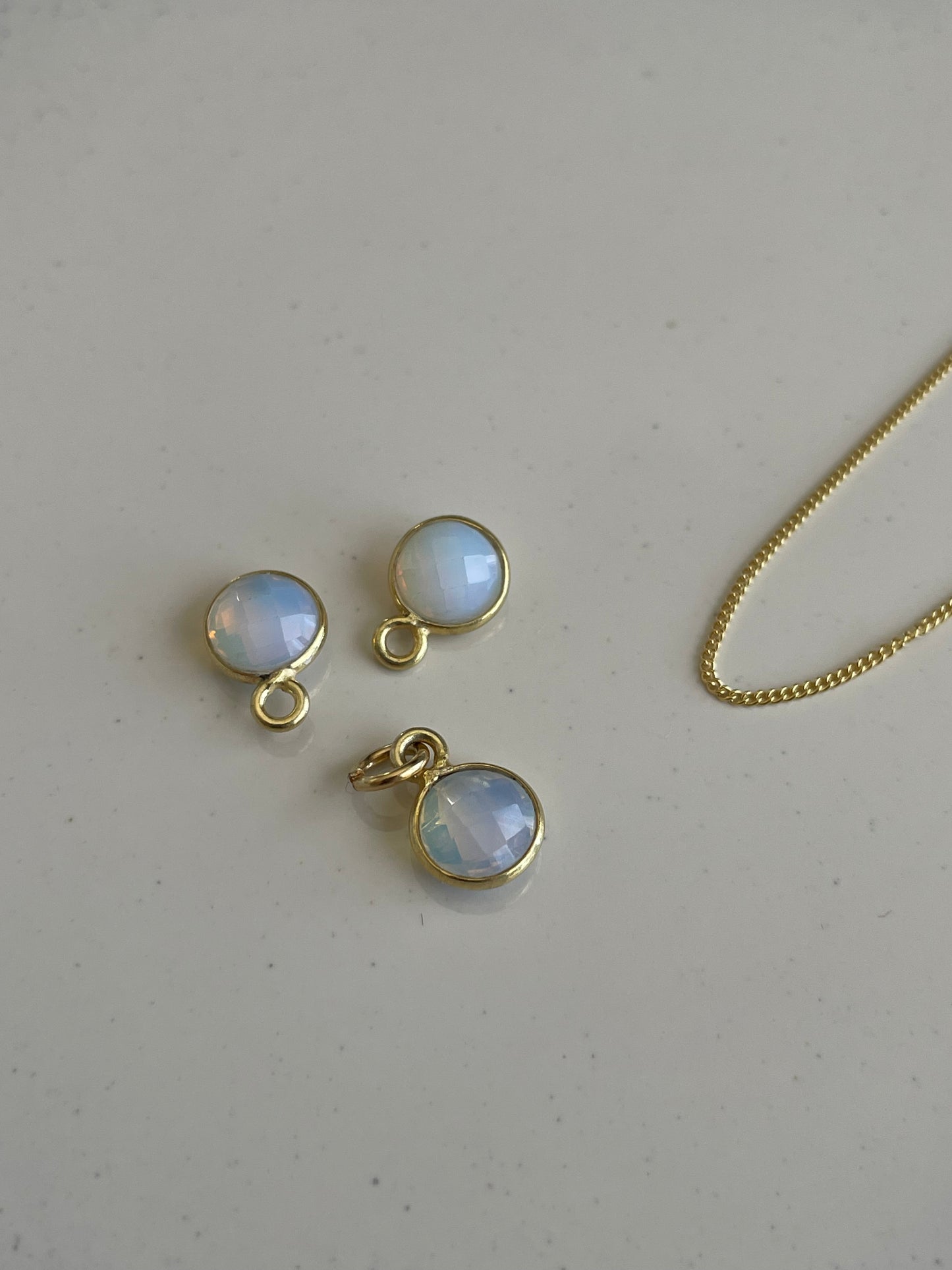October’s Opal In Gold