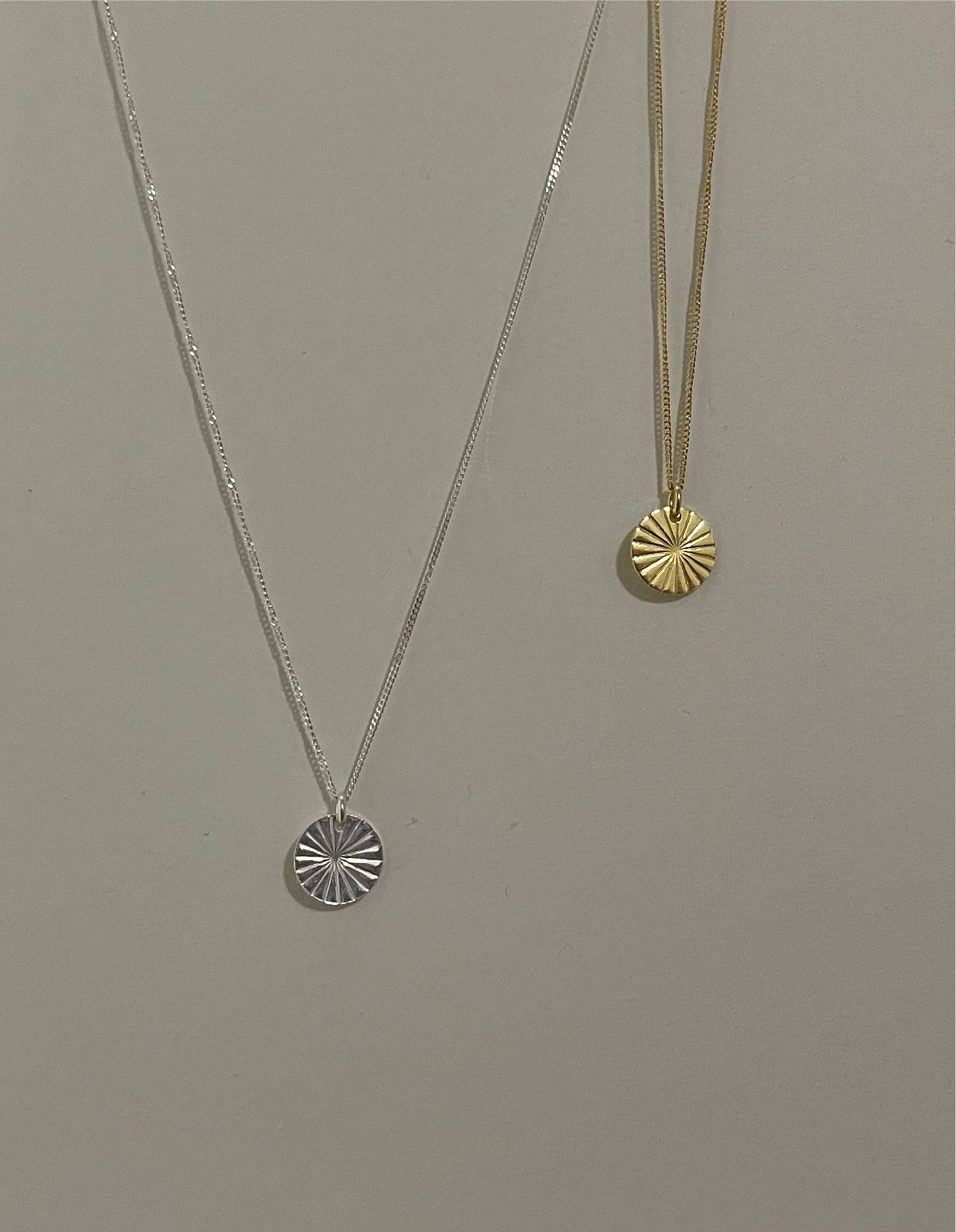 Sunburst Pendant In Gold