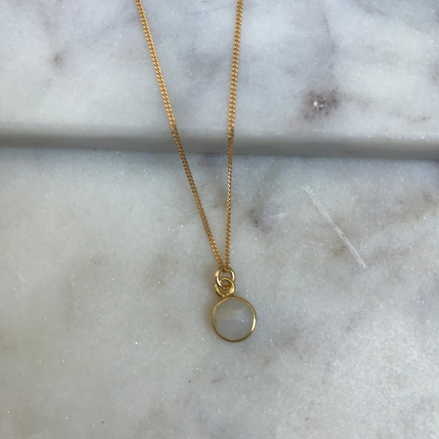 June’s Moonstone In Gold