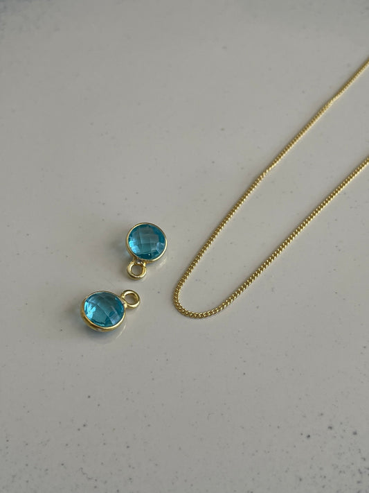 December’s Blue Topaz In Gold