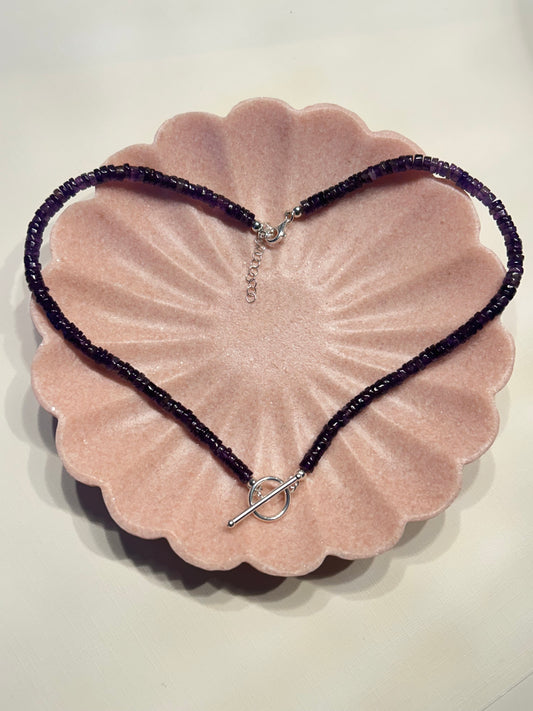 Amethyst Sweetheart Necklace