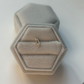 14K Baguette Single Flat Back Stud