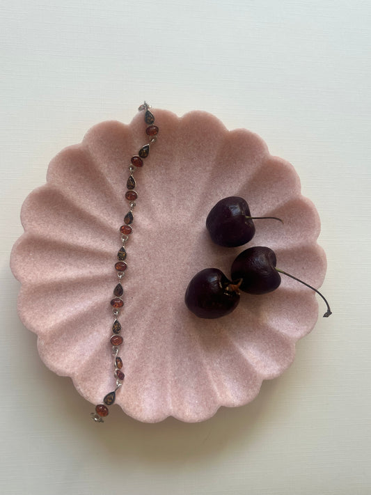 Baltic Amber Silver Bracelet