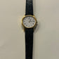 Vintage Seiko Gold & Black Roman Quartz Watch (1980s)