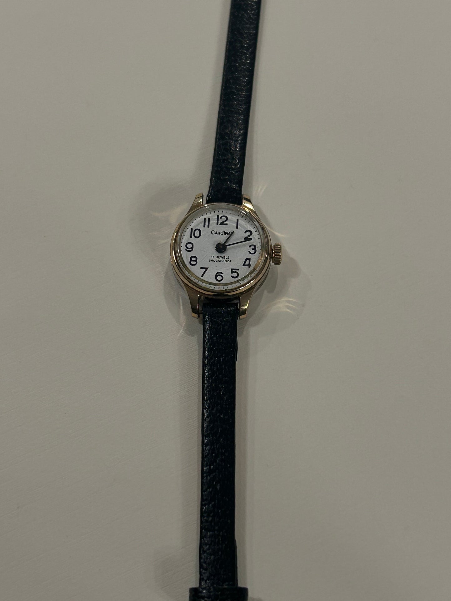 Vintage Cardinal Gold Tone Mechanical Watch (1960s–1970s)