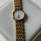 Vintage Gold Toned Seiko Mesh Watch 4392