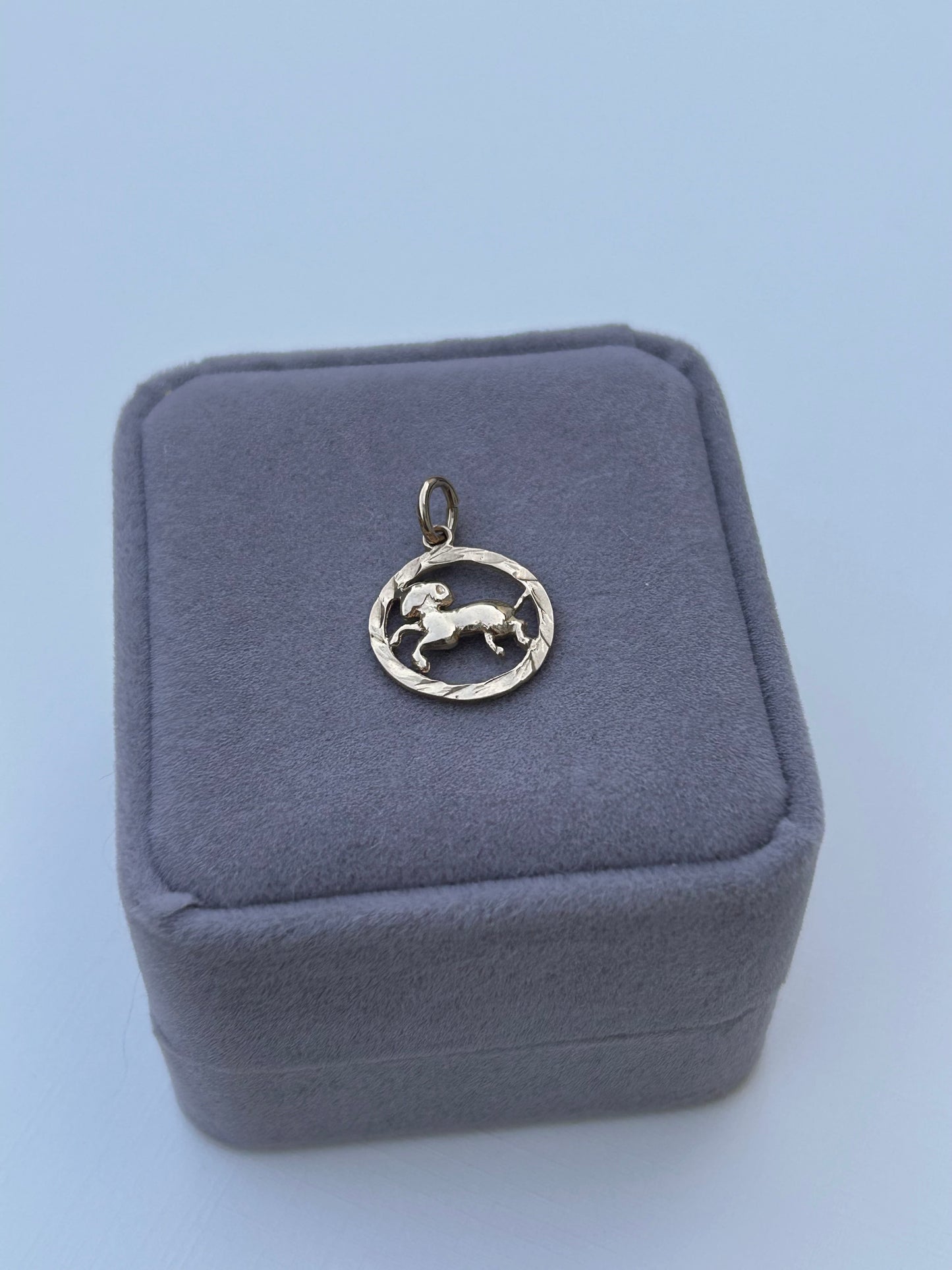 Vintage 10K Aries Pendant