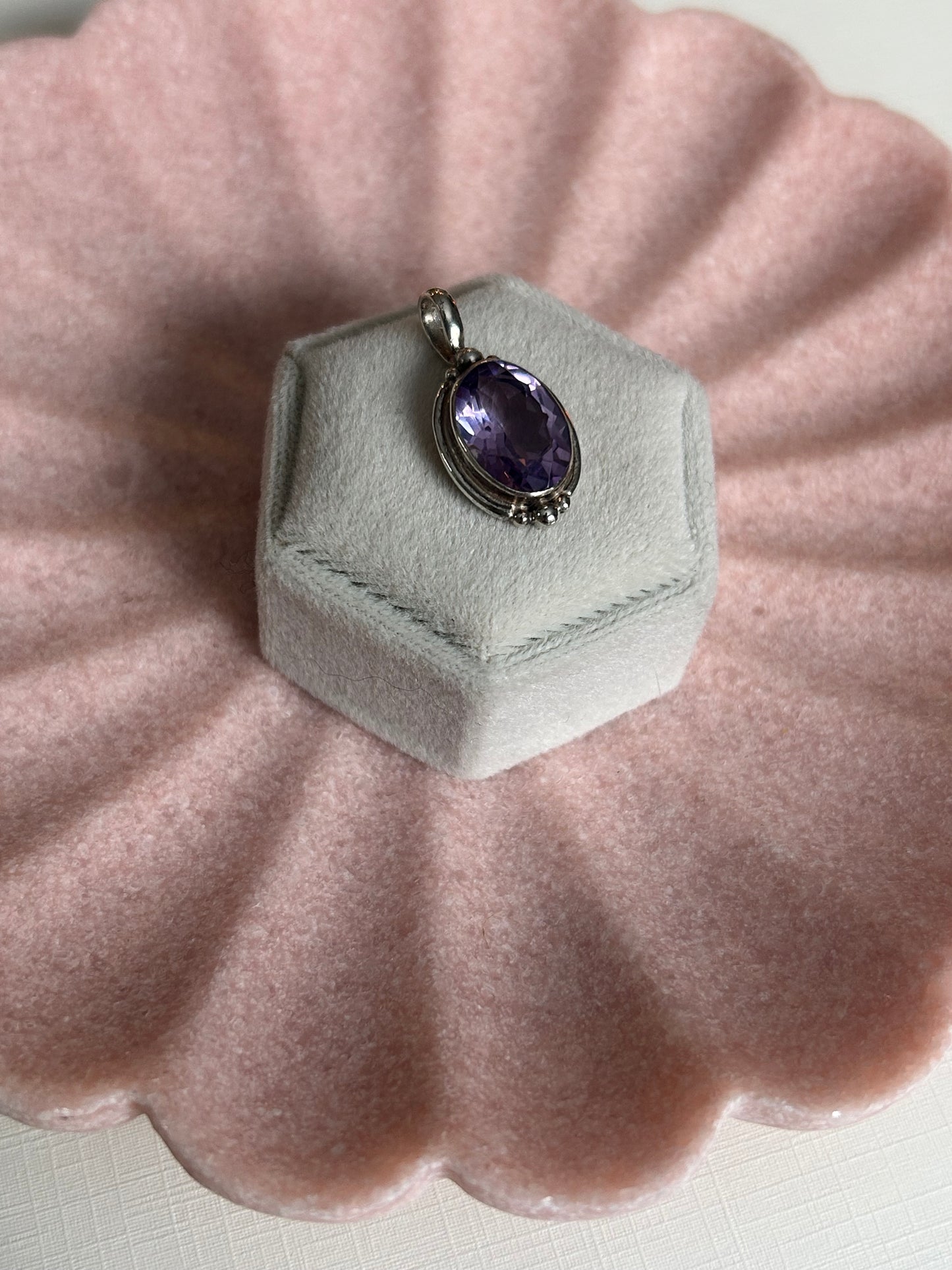 Lavender Amethyst Kisses Pendant