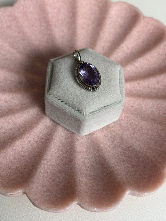 Lavender Amethyst Kisses Pendant