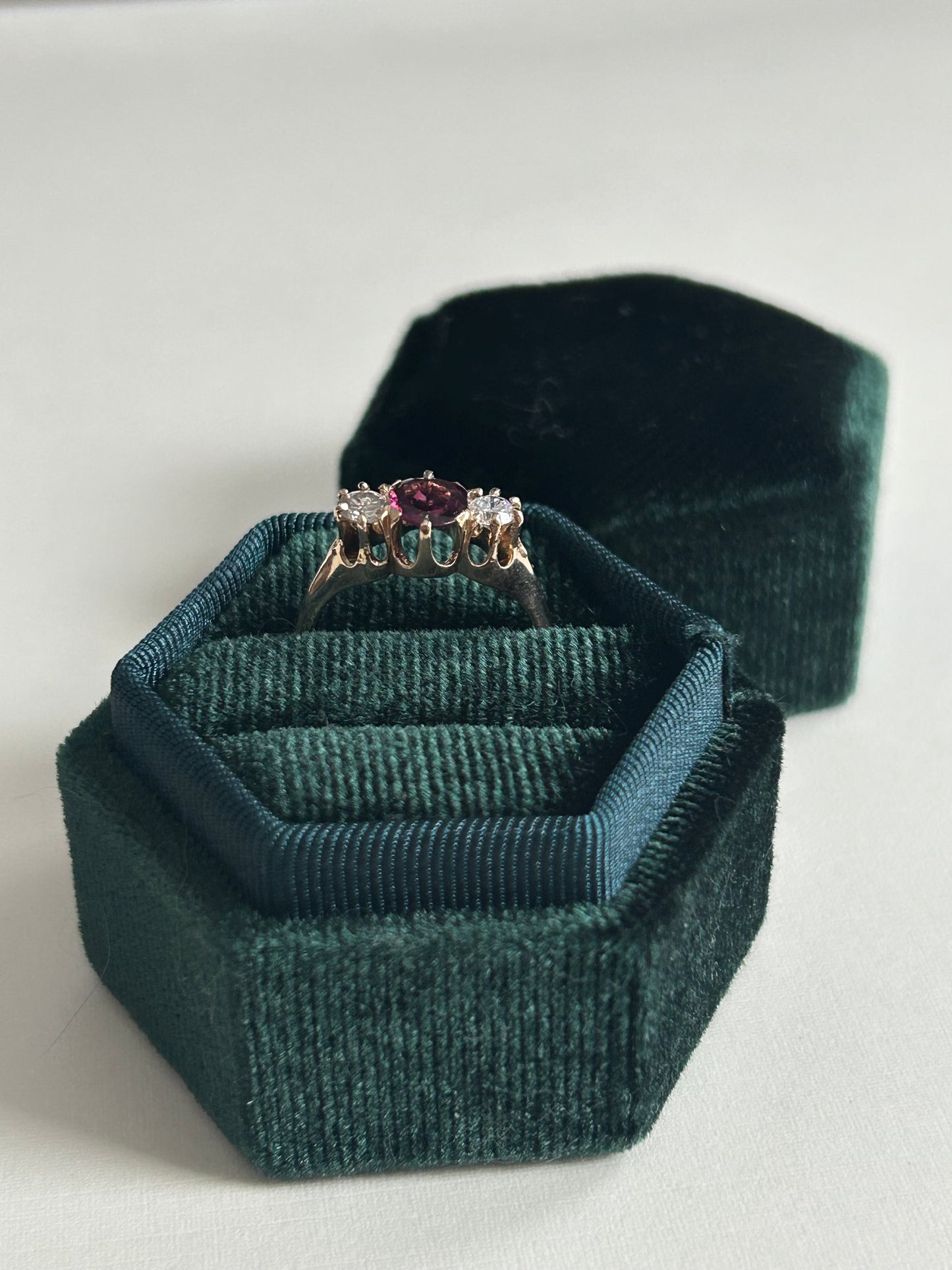 The Renaissance Purple Garnet Ring