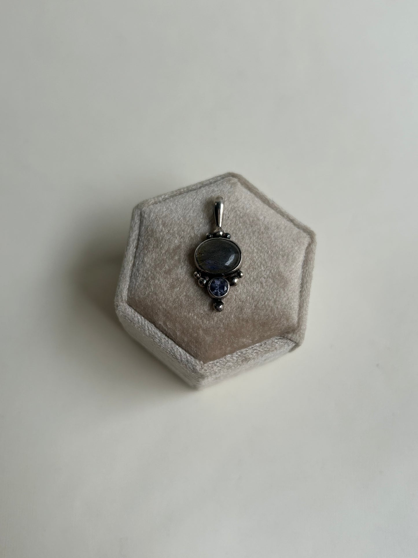 Labradorite Tiered Pendant