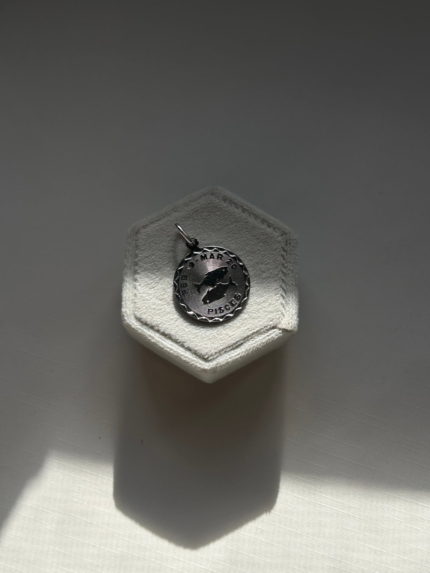 Vintage Silver Pisces Pendant