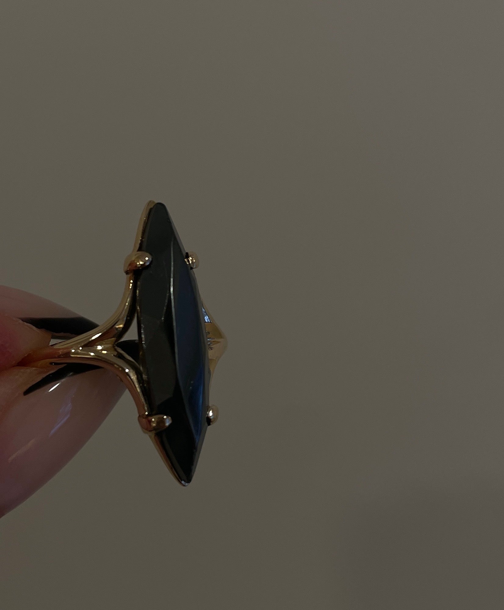 Vintage black deals alaskan diamond ring