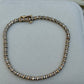 Estate 10K Vintage Tennis Bracelet