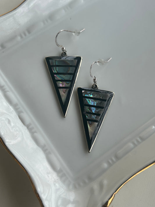 Abalone Dagger Earrings