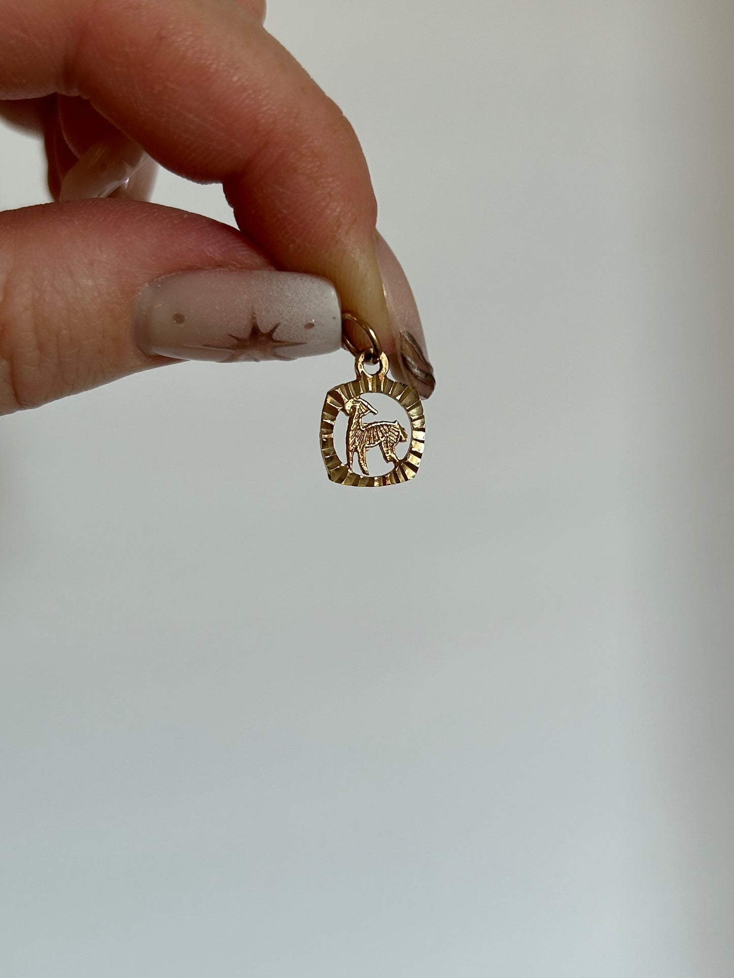 Vintage 10K Aries Pendant