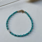 Amazonite x Blue Apatite x White. Opal Bracelet