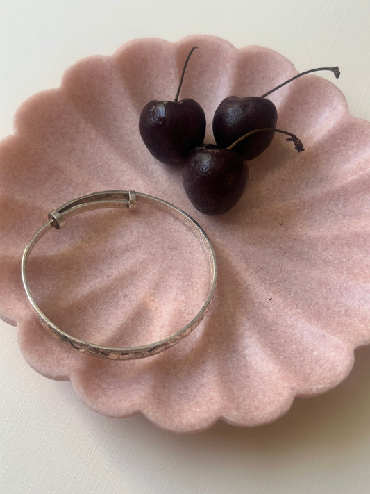 Etched Starburst Bangle