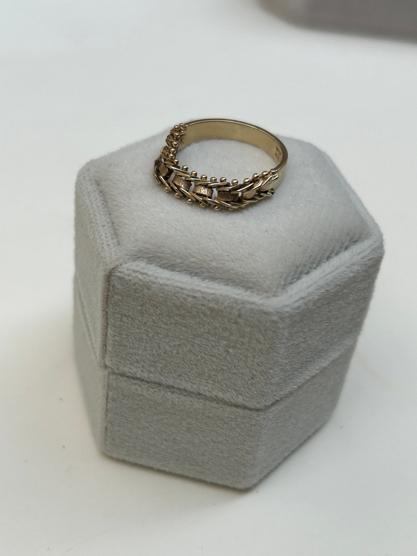 14K Chain Link Ring