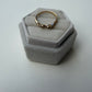 Vintage 10K Diamond Petal Nesting Band