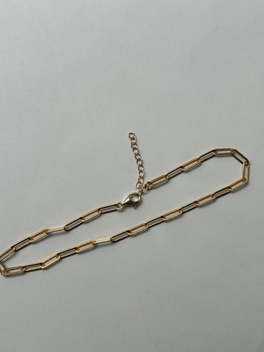 Flat Love Link Anklet