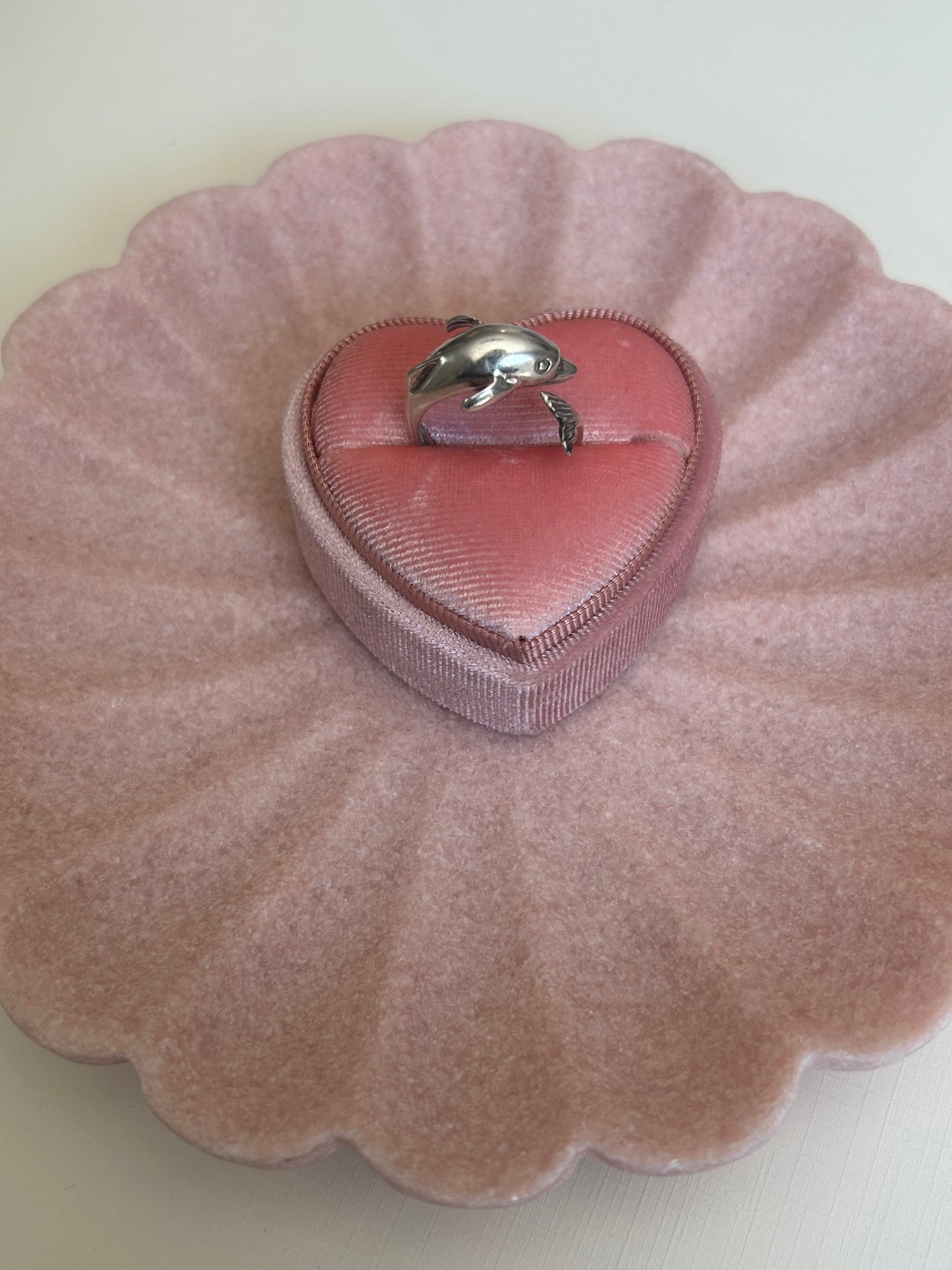 Vintage Dolphin Wrap Ring