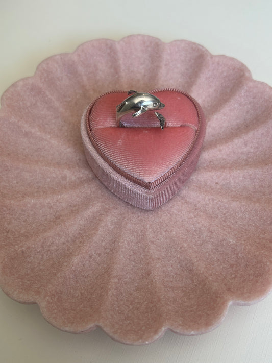 Vintage Dolphin Wrap Ring