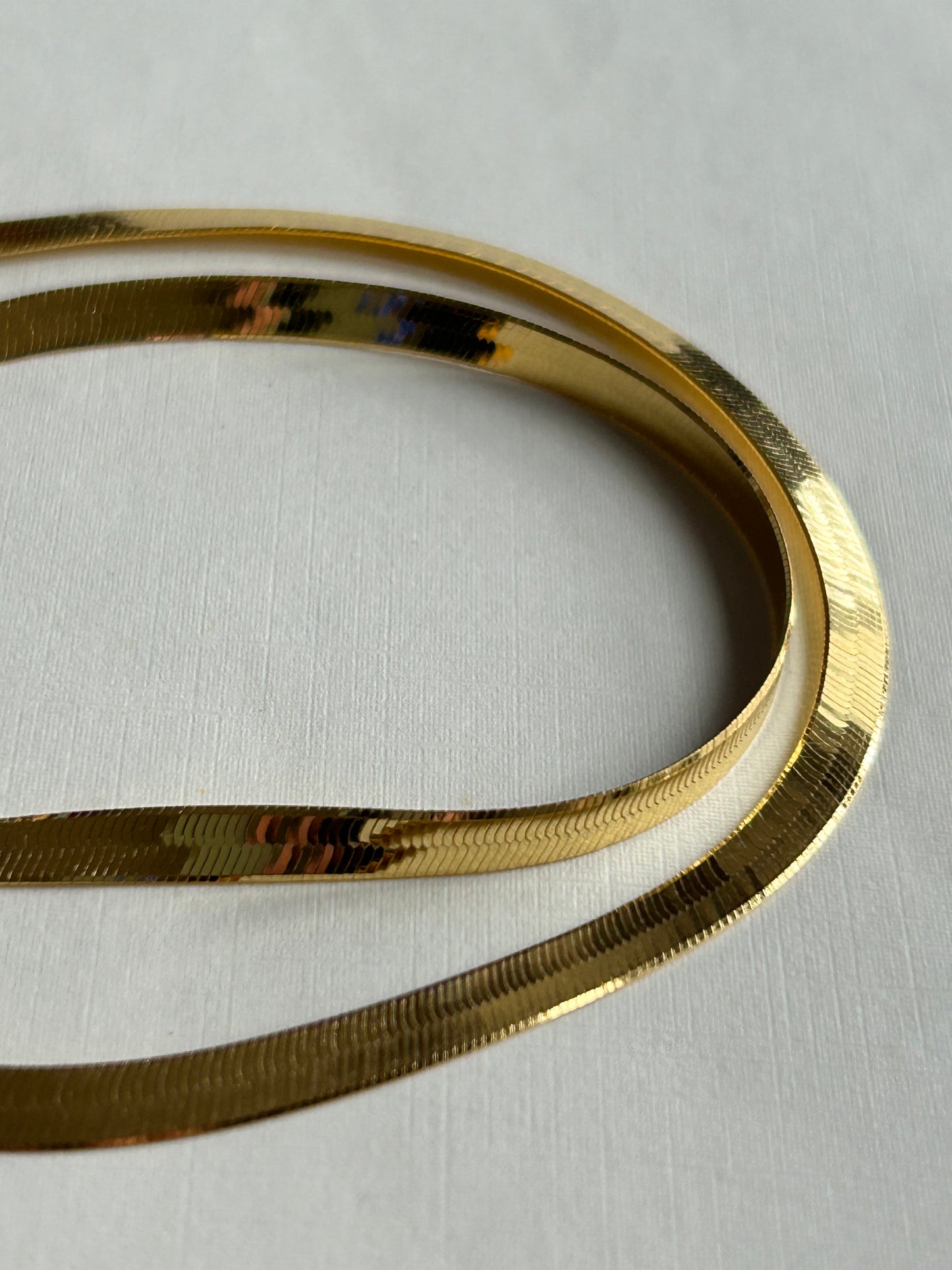 Magic Herringbone in Gold 4.5mm