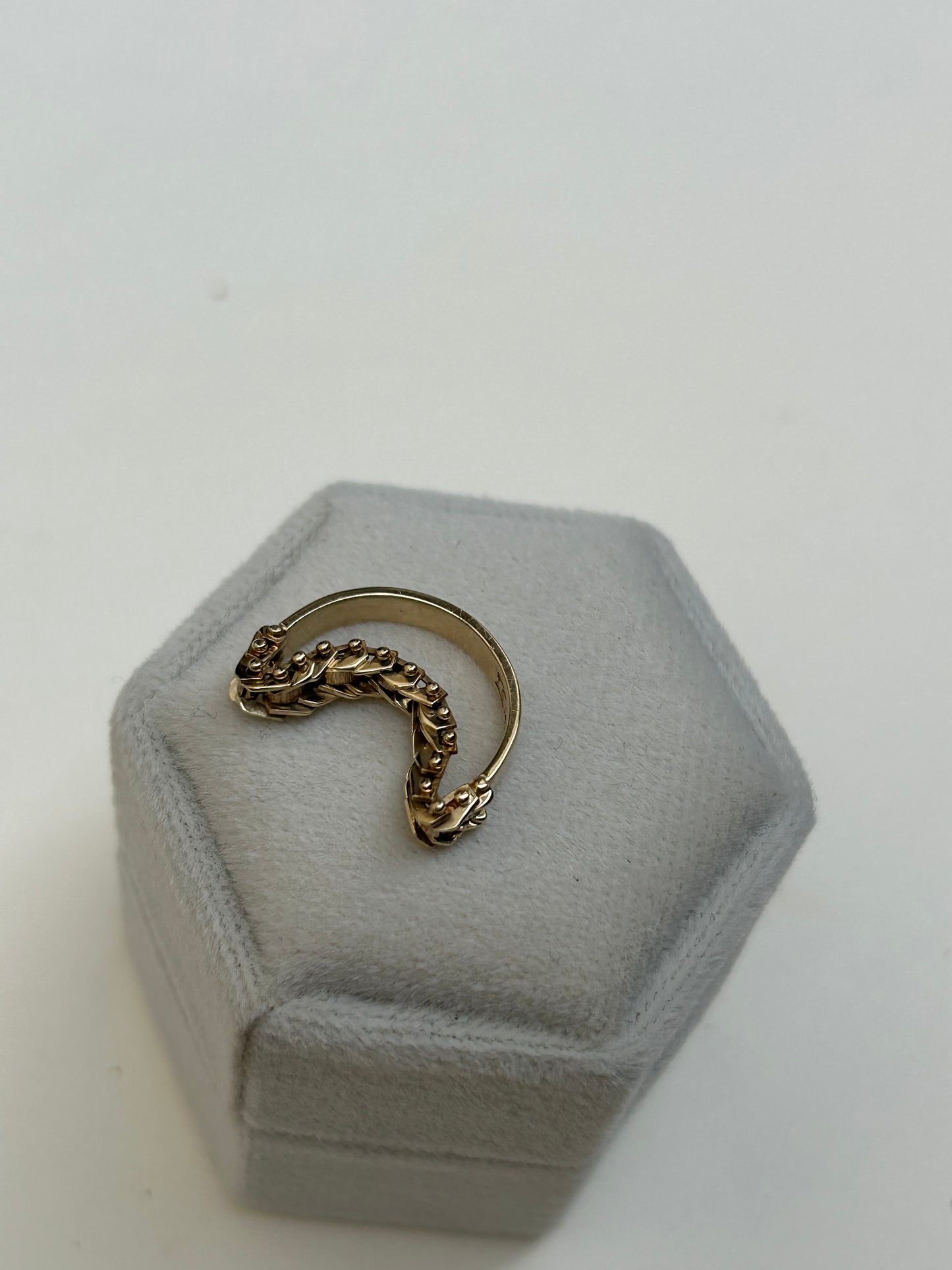 14K Chain Link Ring