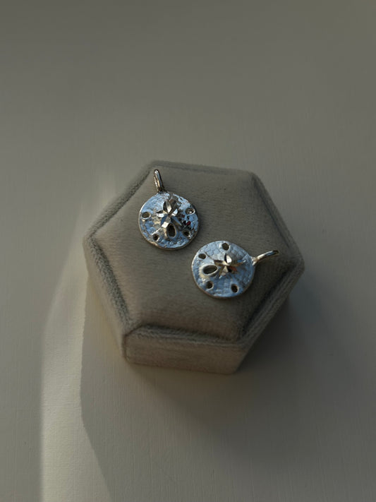 Silver Sand Dollar Charm