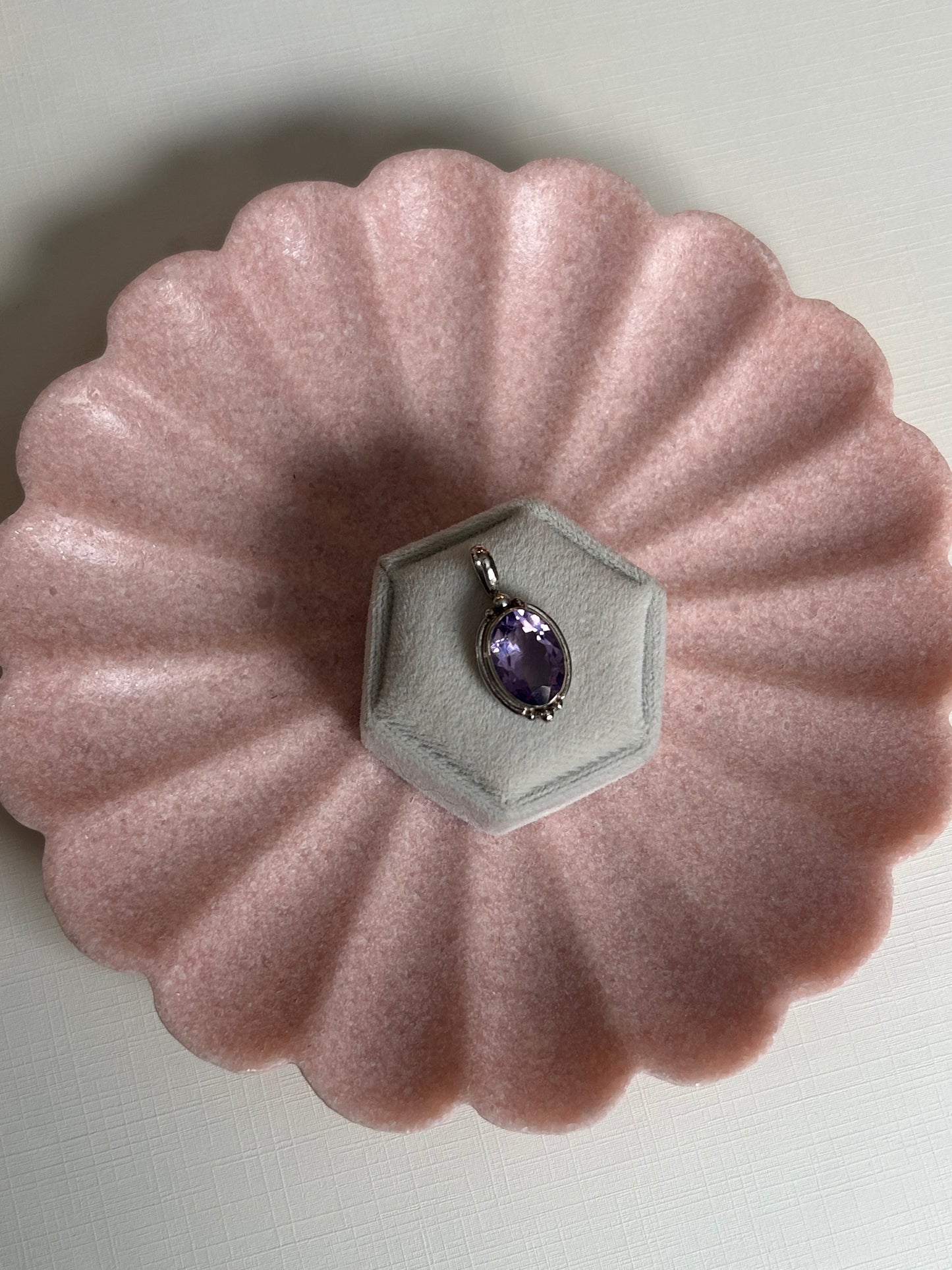 Lavender Amethyst Kisses Pendant