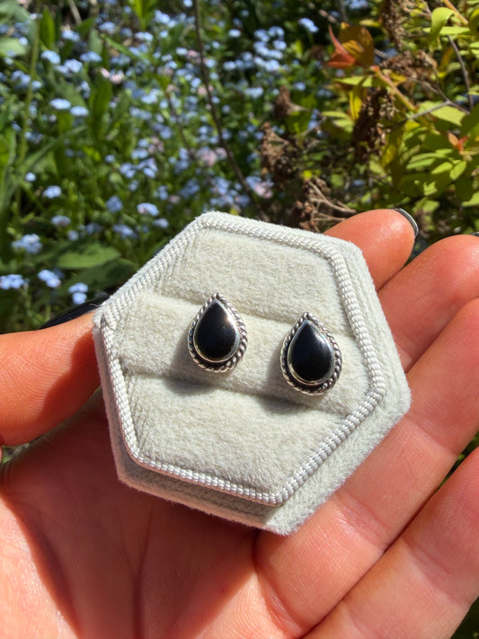 Velvet Tear Studs