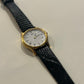 Vintage Seiko Gold & Black Roman Quartz Watch (1980s)